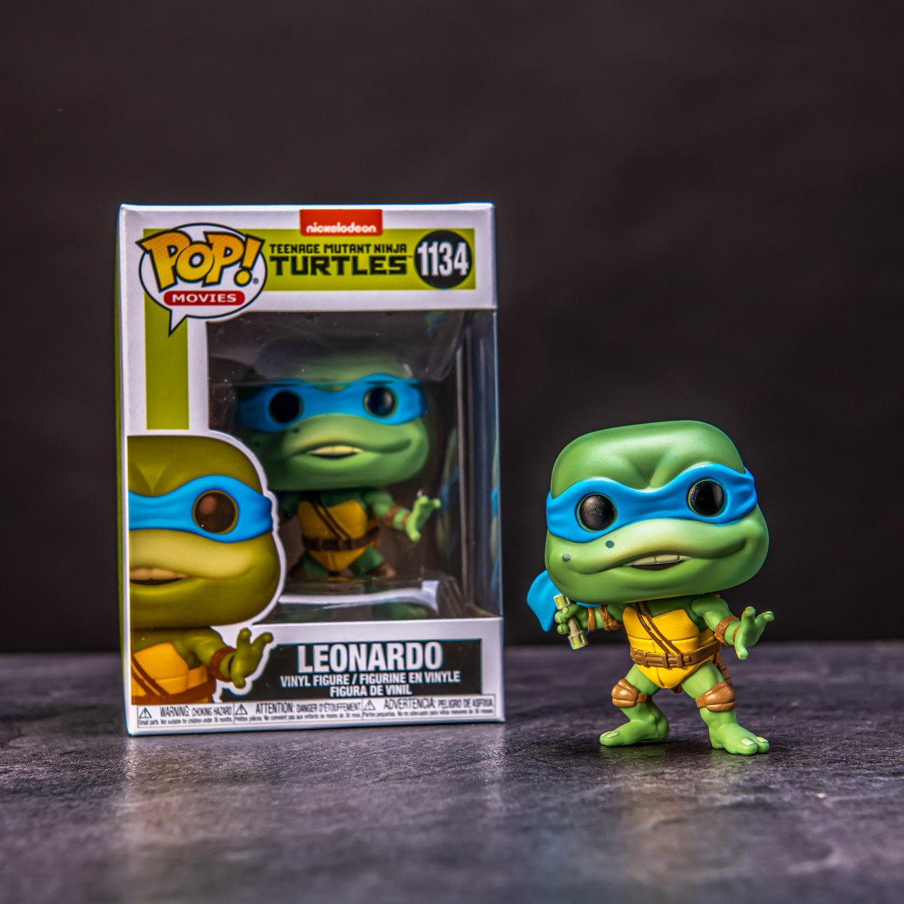 Teenage Mutant Ninja Turtles POP! Movies Vinyl Figure Leonardo 9 cm - Figurka POP Leonardo (FK56161)