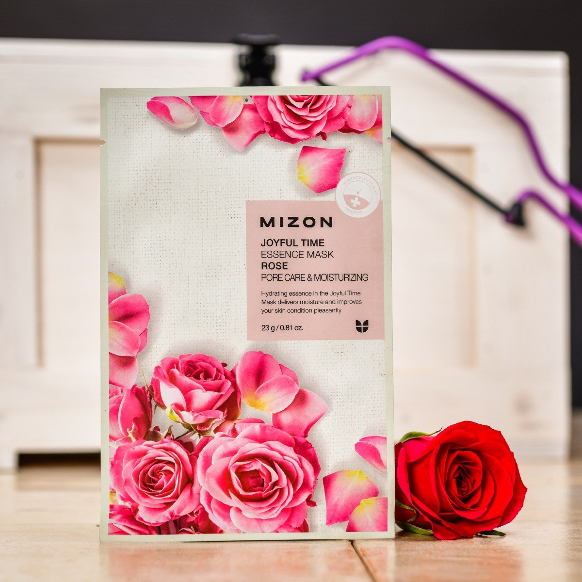 Truhla s dámskou kosmetikou MIX - divoká růže + mandlový květ