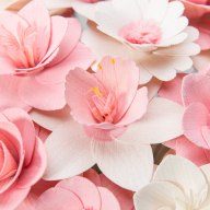 Malá kytice růžová – 21 ks