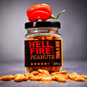 Pokolian csípős földimogyoró Carolina Reaper paprikával - Insane 100 g