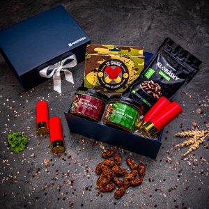 Giftboxeo ajándékdoboz (királykék) – Vadászok számára