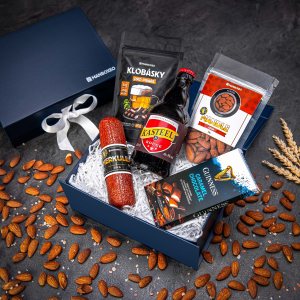 Giftboxeo ajándékdoboz (királykék) – Sörivóknak